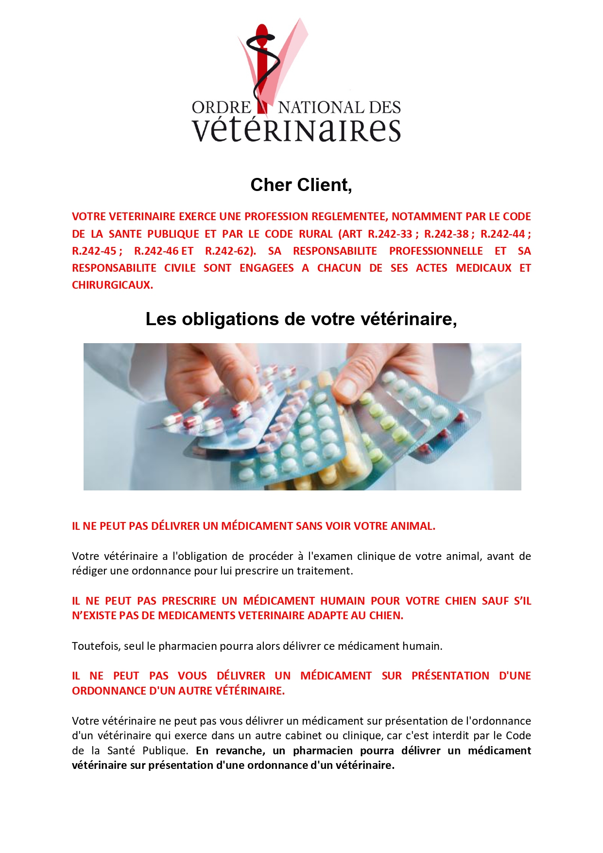 Délivrance médicaments vétérinaire Cabinet Vétérinaire Izovet